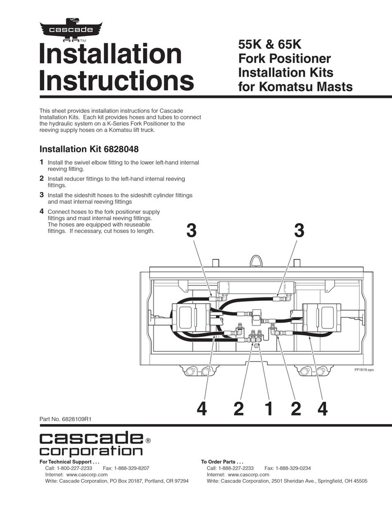 cascade corporation 55K User manual