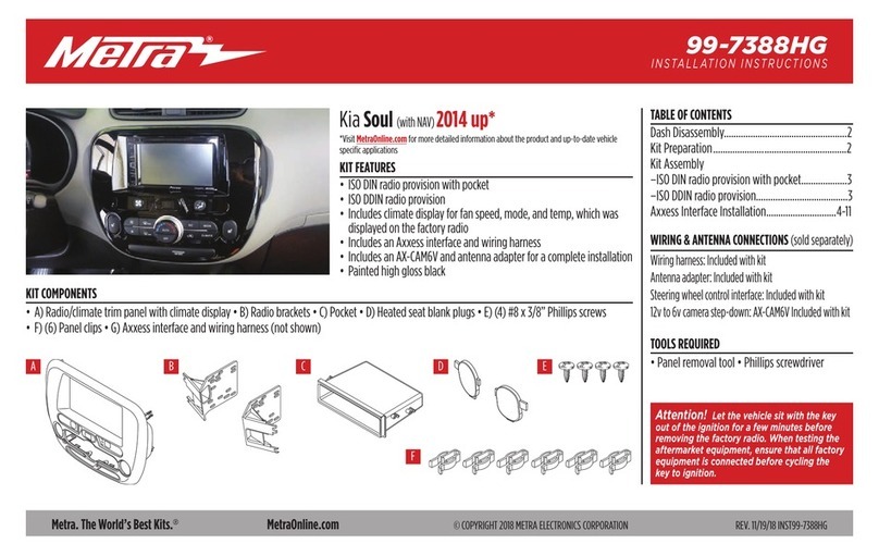 Metra Electronics 99-7388HG installation instructions