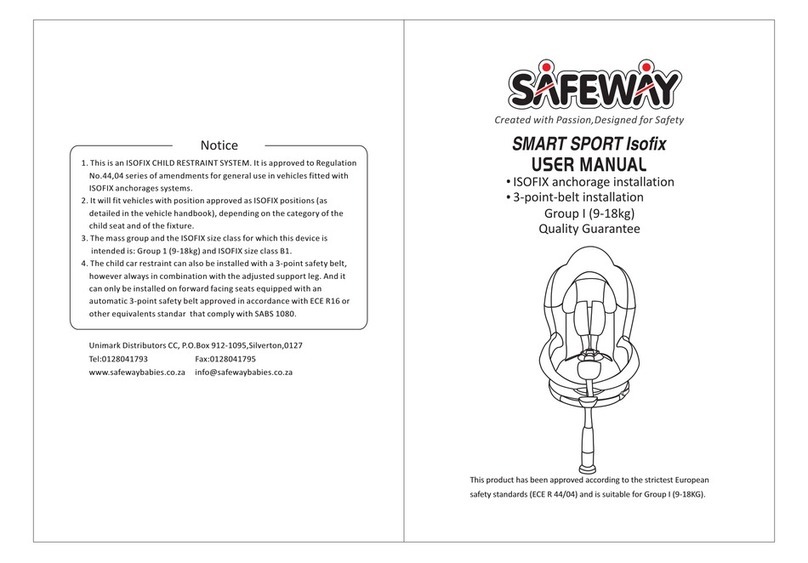 Safeway SMART SPORT Isofix user manual