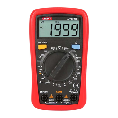 Clas Ohlson UNI-T UT131B User manual
