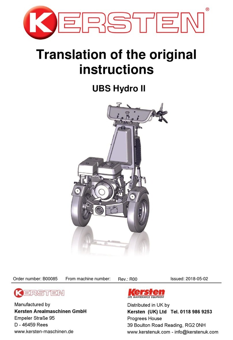 Kersten UBS Hydro II User manual