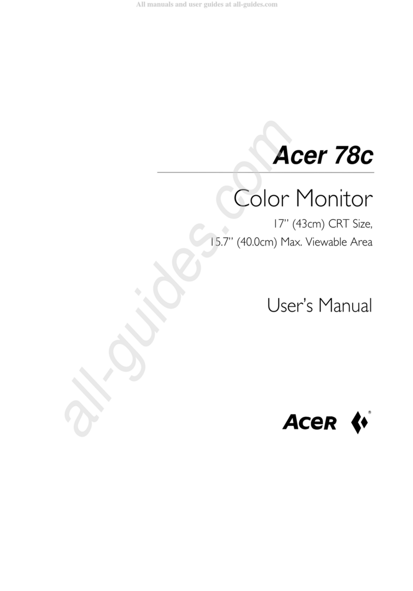 Acer AcerView 78c User manual
