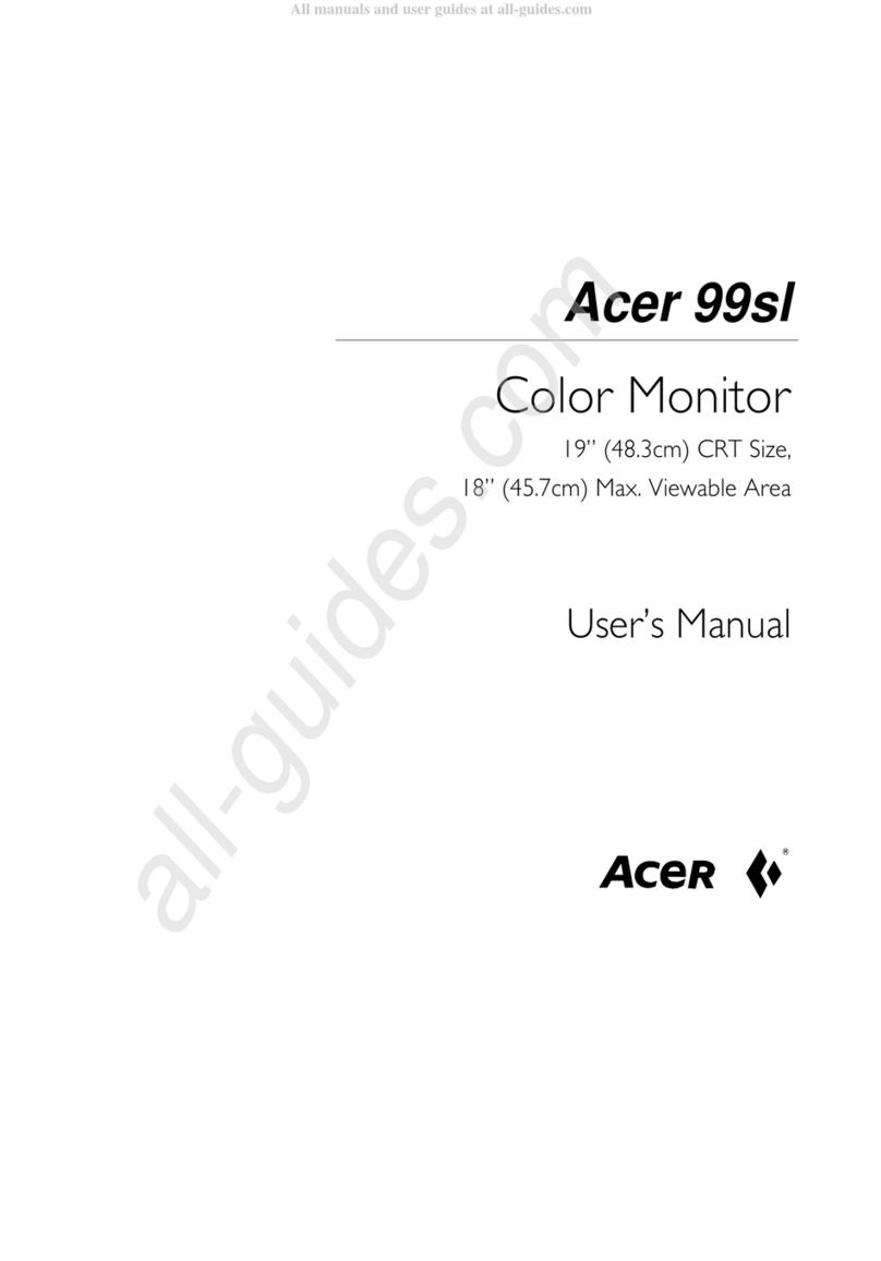 Acer 99sl User manual