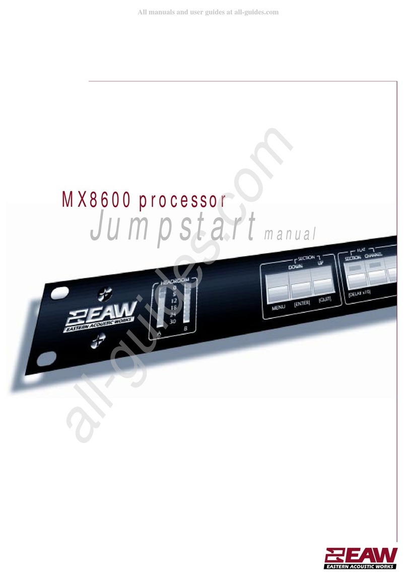 EAW MX8600 Jumpstart Manual EAW MX8600 Jumpstart Manual