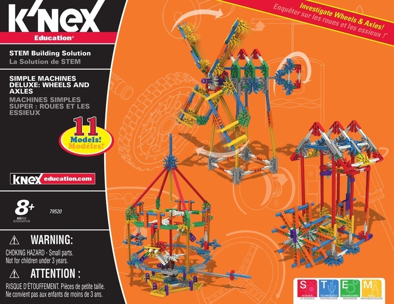 KNEX Education SIMPLE MACHINES DELUXE WHEELS AND... User manual