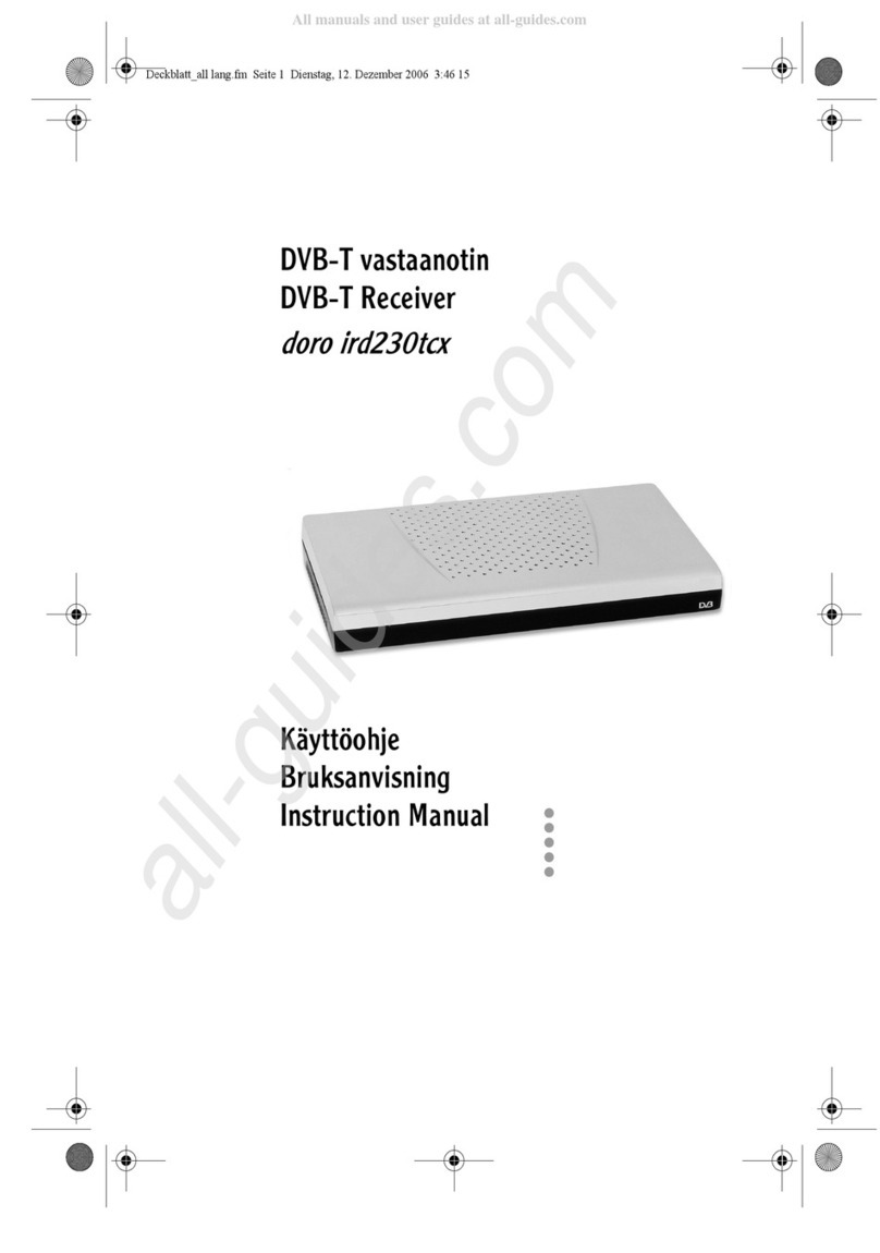 Doro IRD230TCX instruction manual