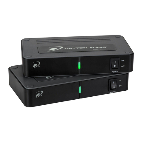 DaytonAudio XRA25 user manual