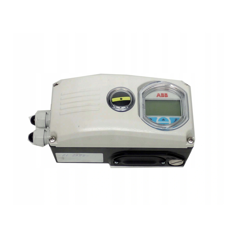 ABB PositionMaster EDP300 Installation and operation manual