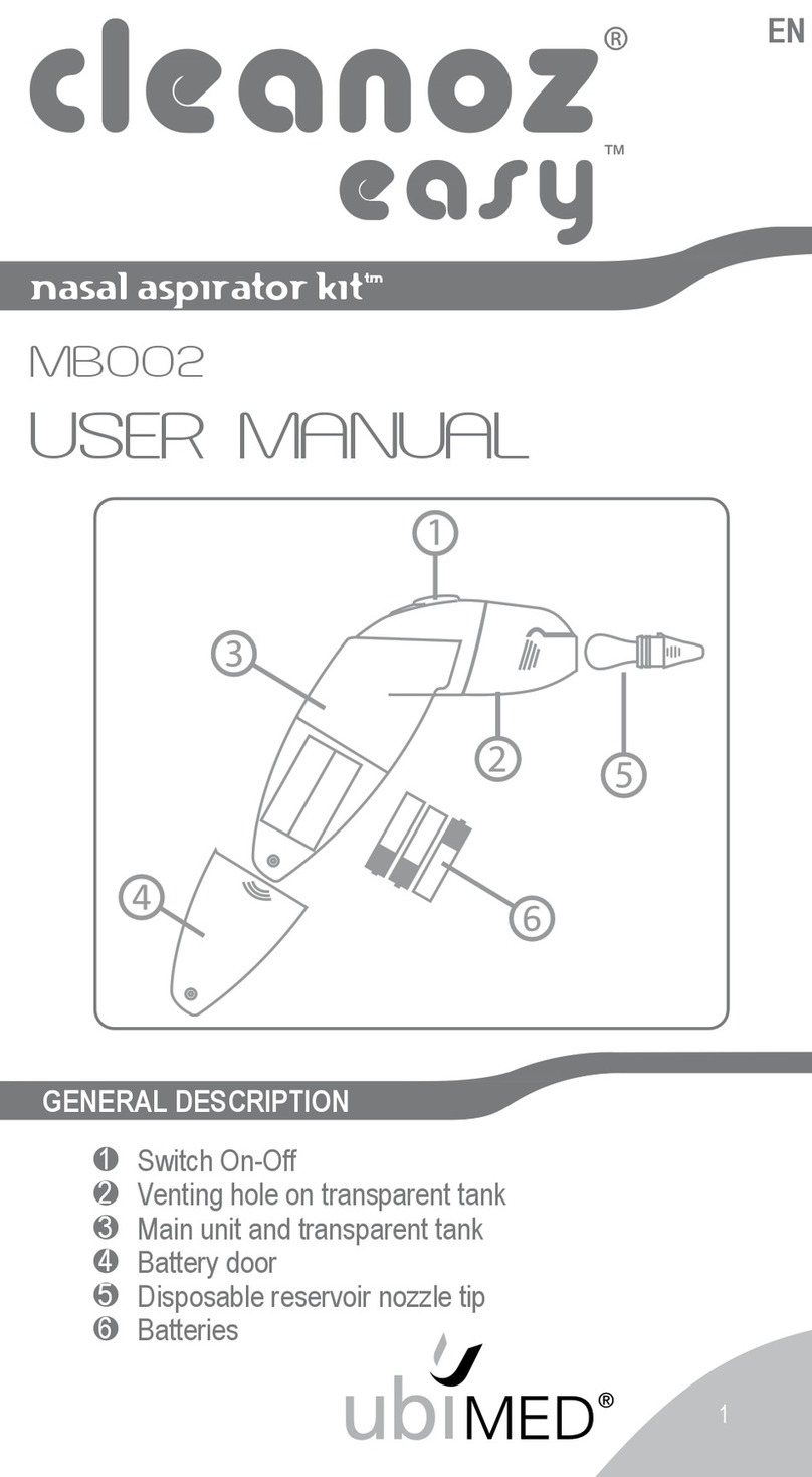 ubimed cleanoz easy MB002 user manual