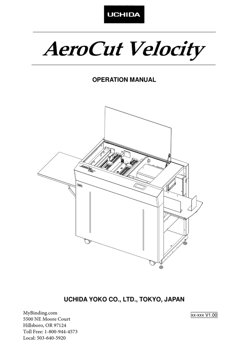 UCHIDA AeroCut Velocity Operation manual