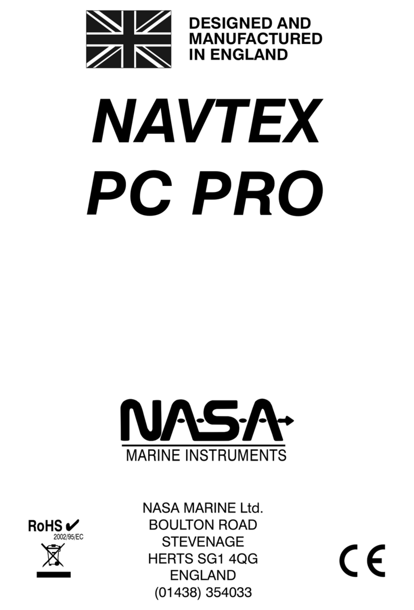 NASA Marine NAVTEX PC PRO manual