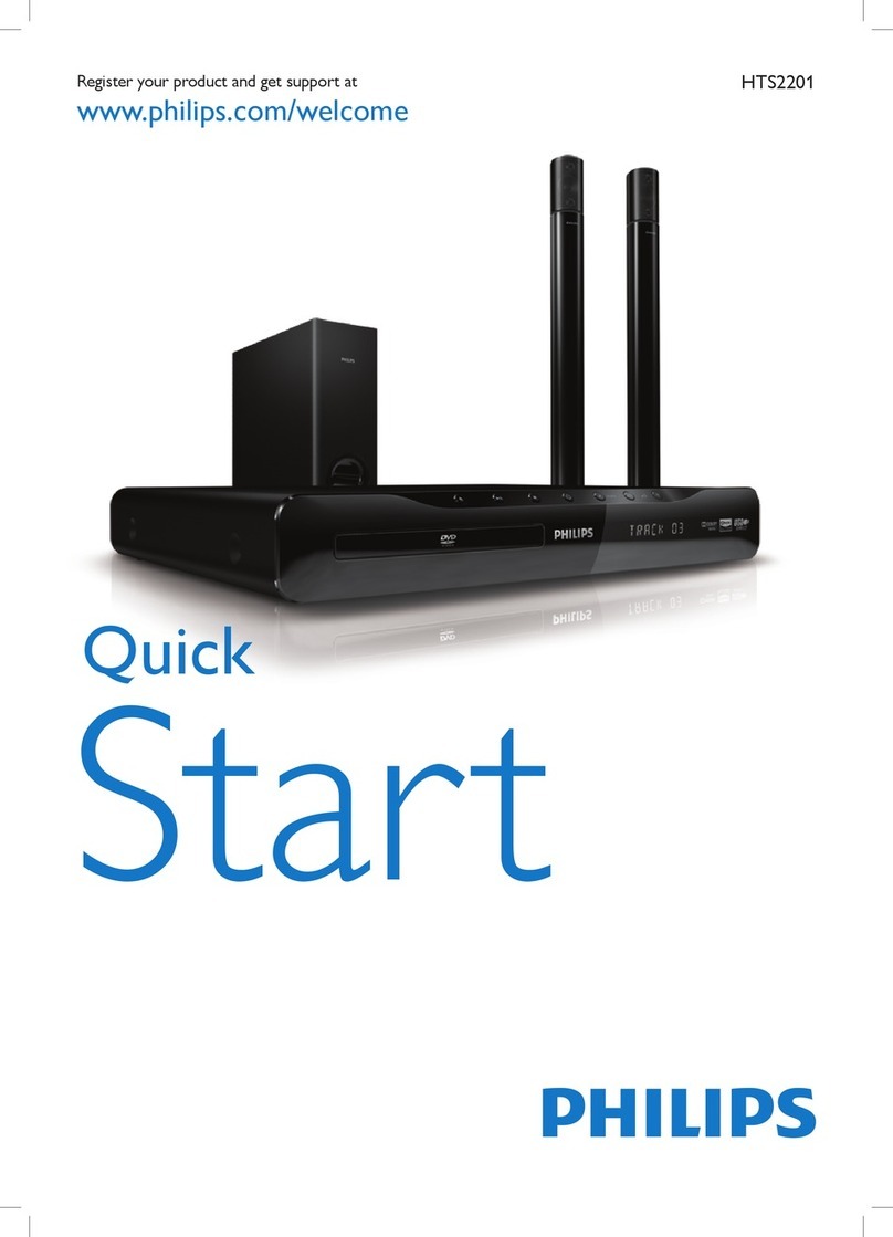 Philips HTS2201 User manual