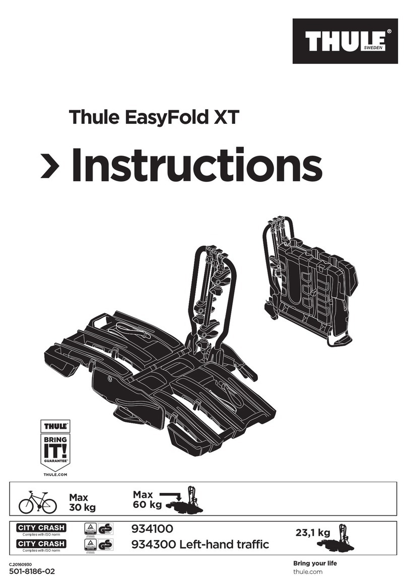Thule EasyFold XT 934100 instructions