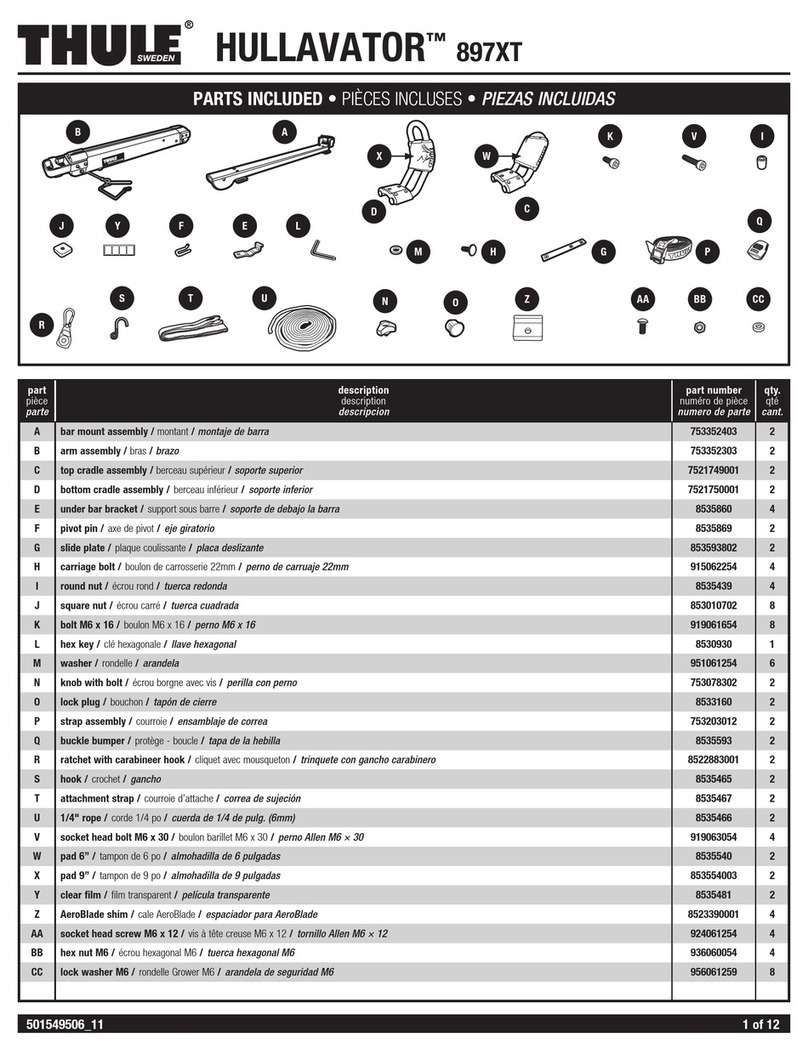 Thule 897xt HULLAVATOR manual
