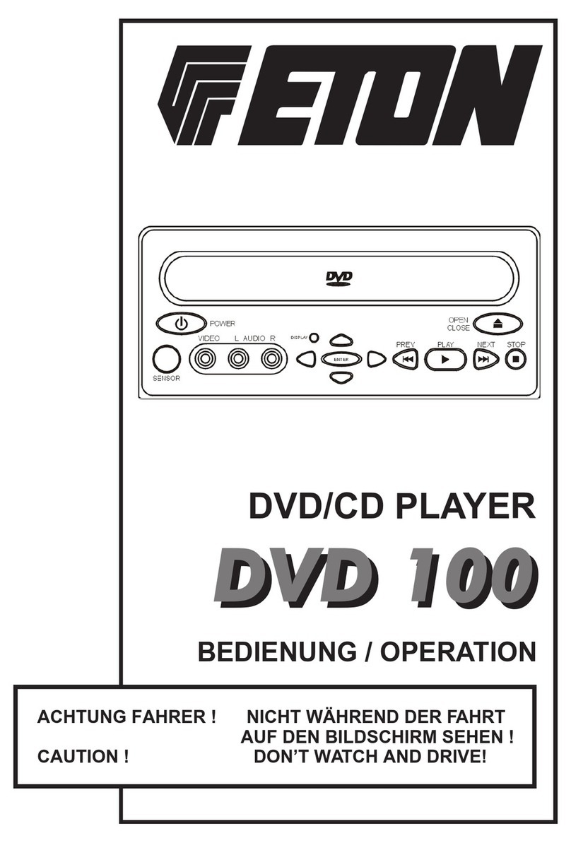 Eton DVD 100 Operation