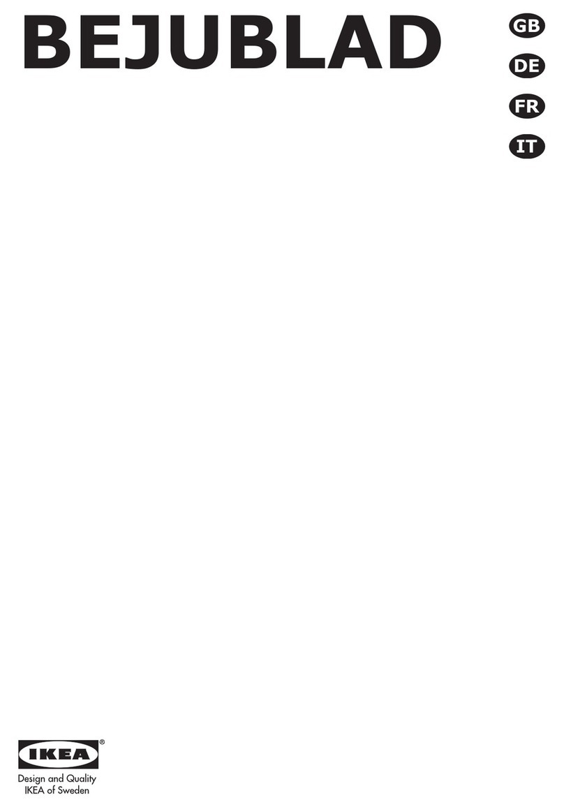 IKEA BEJUBLAD User manual