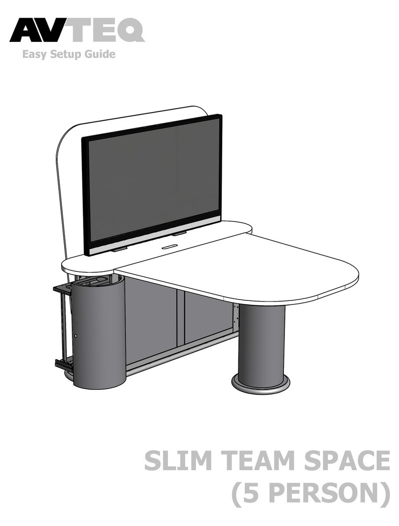AVteq SLIM TEAM SPACE Easy setup guide