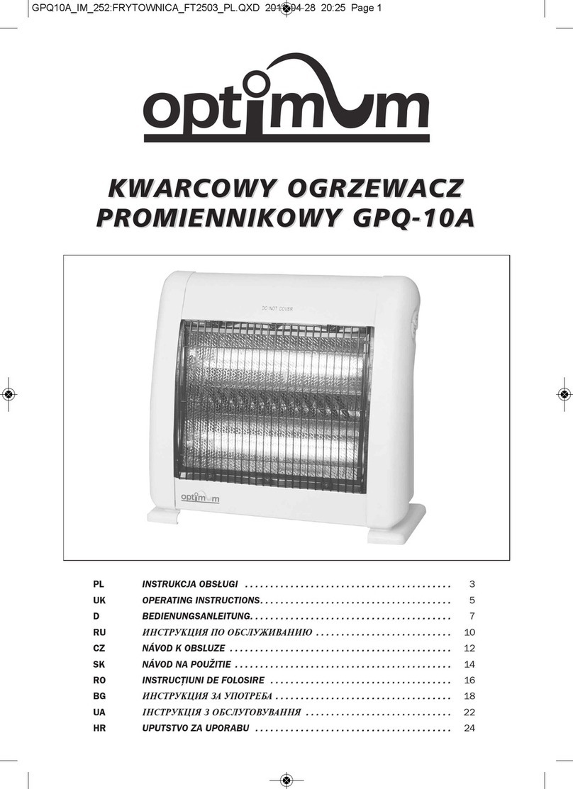 Optimum GPQ-10A operating instructions