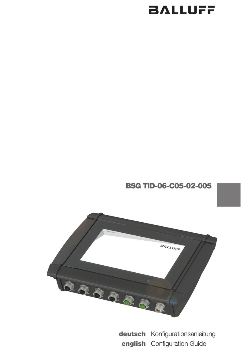 Balluff Easy Tool-ID 2.0 User manual