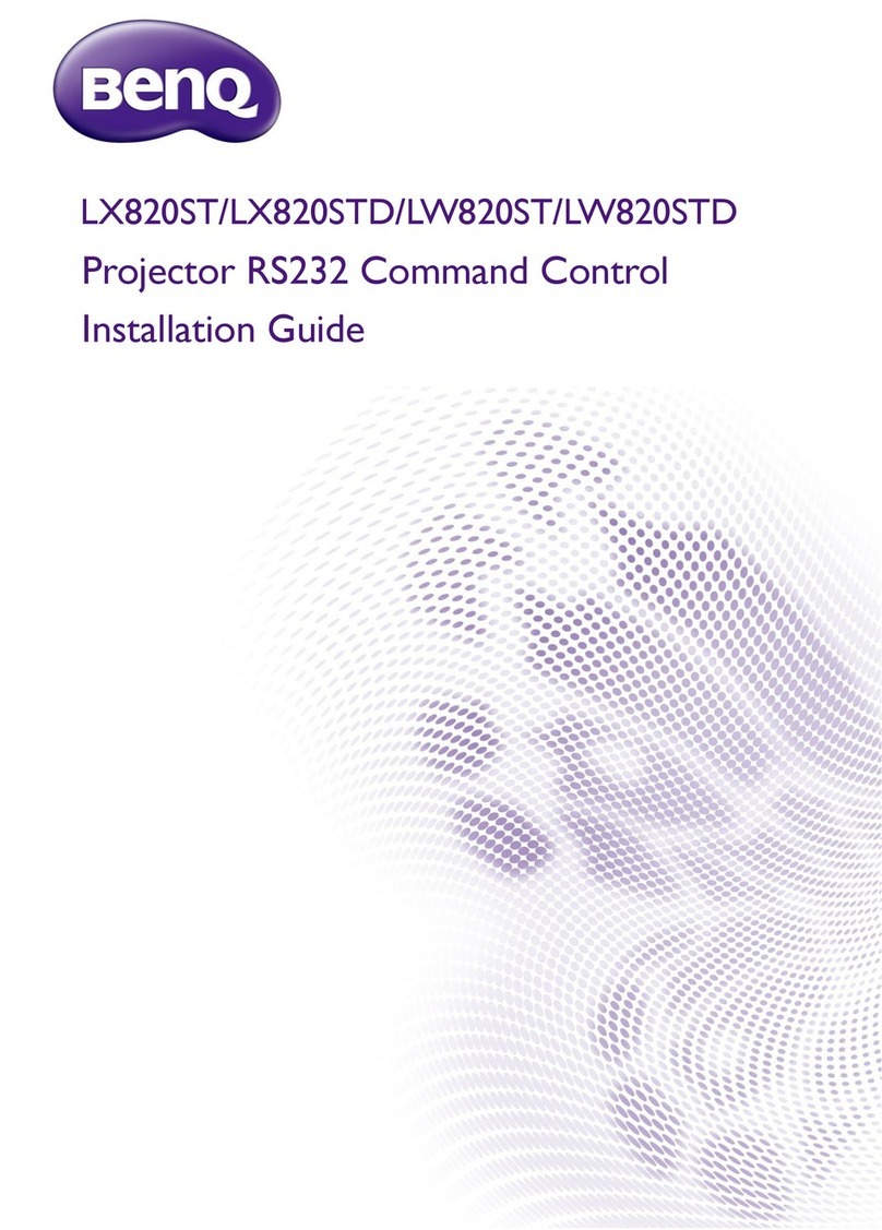 BenQ LX820ST User manual