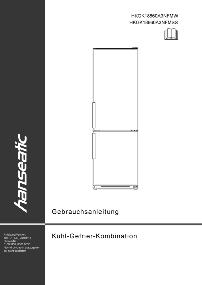 Hanseatic HKGK18860A3NFMSS User manual