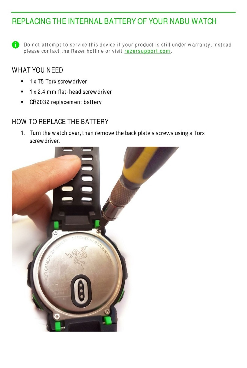 Razer Nabu Watch Replacement guide