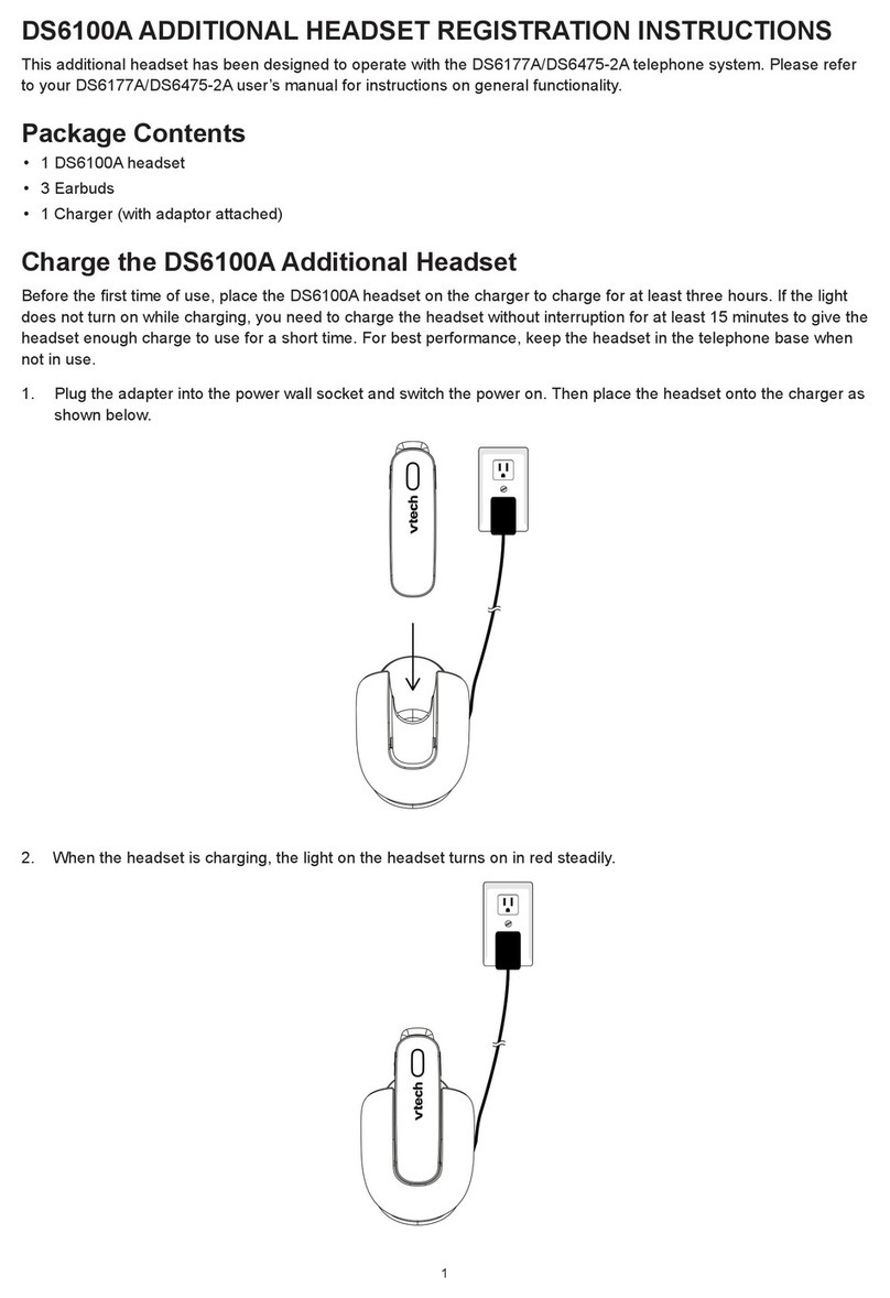 V-tech DS6100A Registration Instructions