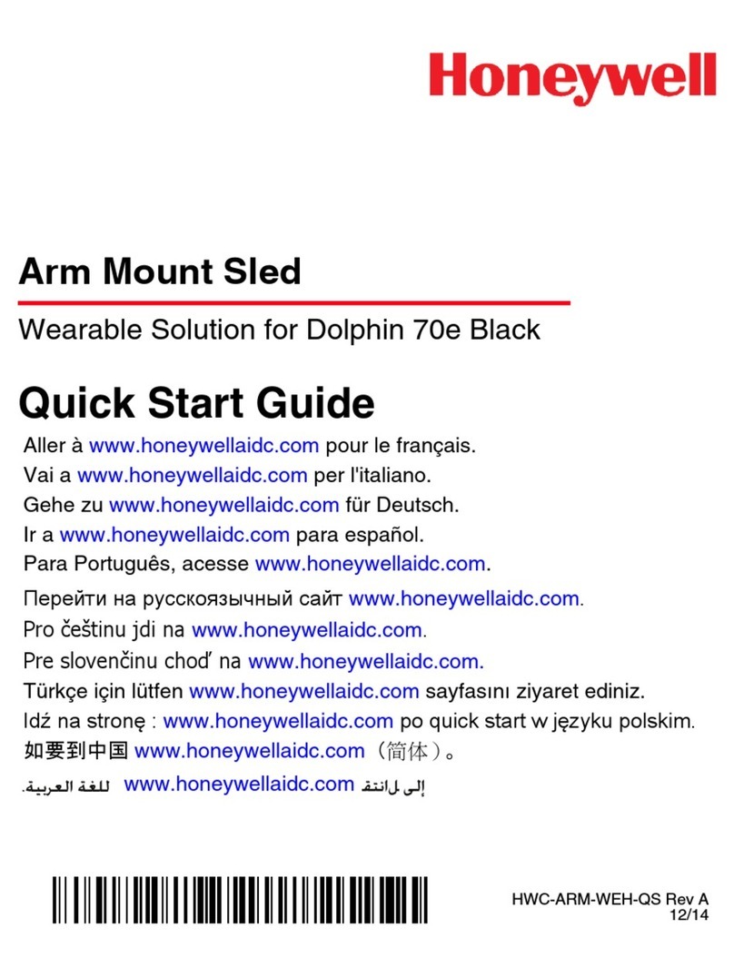 Honeywell Arm Mount Sled User manual