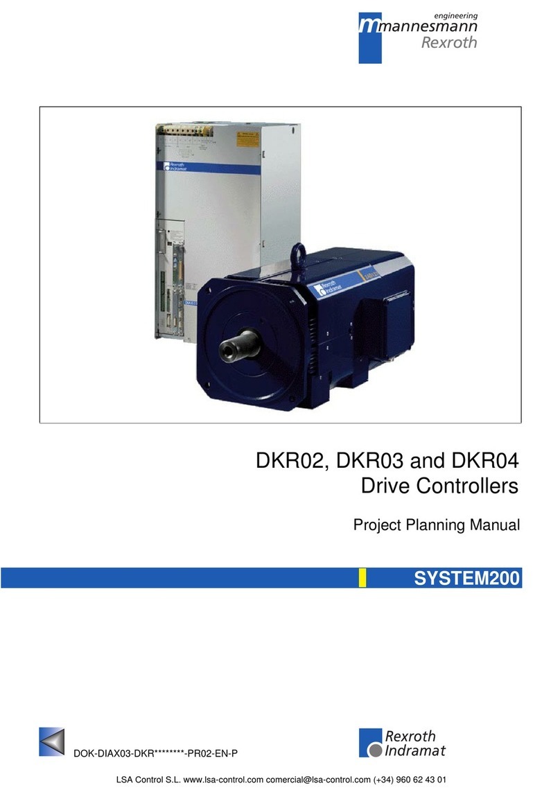 Mannesmann Rexroth DKR02 Project planning manual