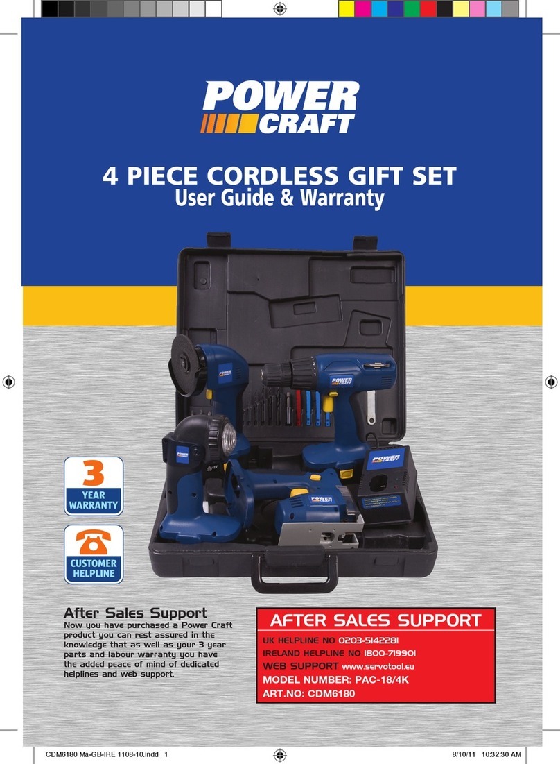 Power Craft CDM6180 Technical manual
