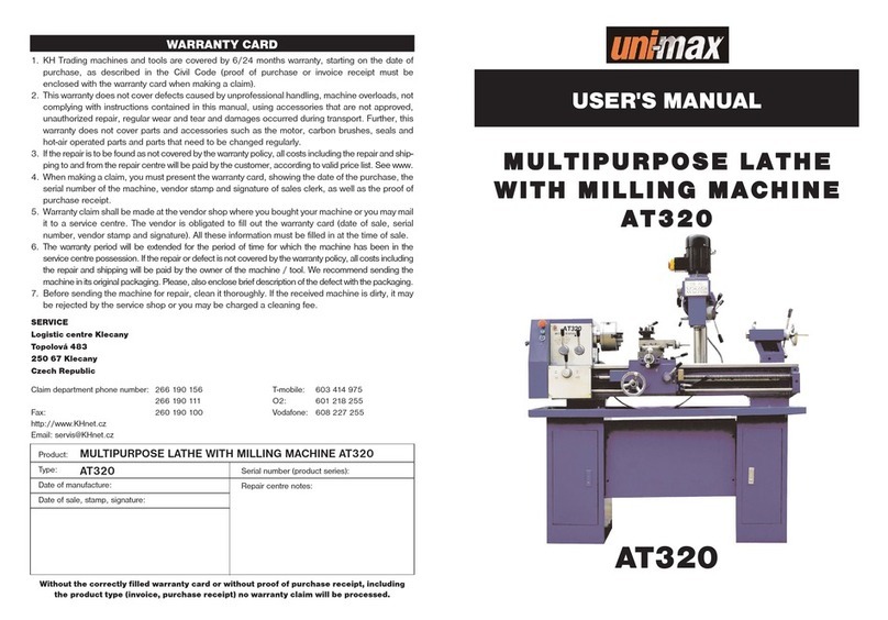 Unimax AT320 user manual
