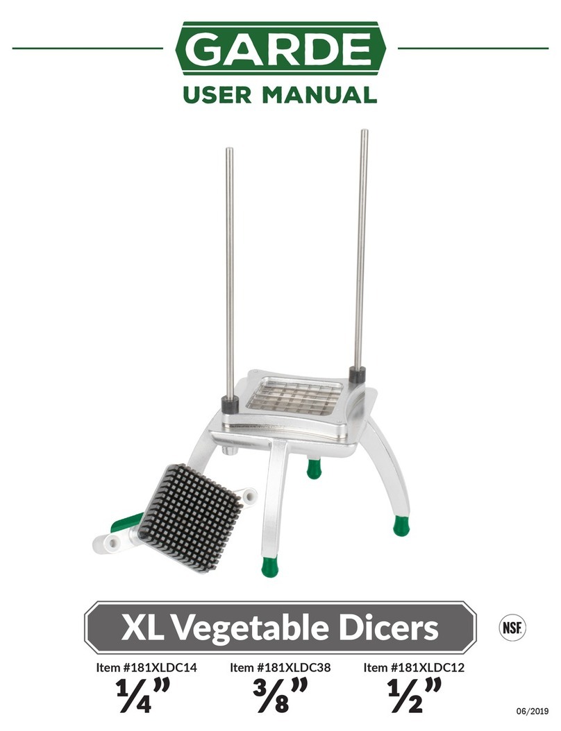 Garde 181XLDC14 User manual