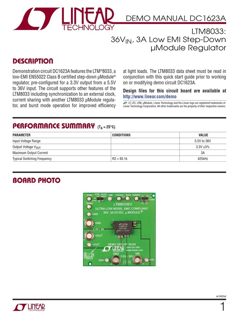 Linear Technology LTM8033 Quick setup guide Linear Technology LTM8033 Quick setup guide