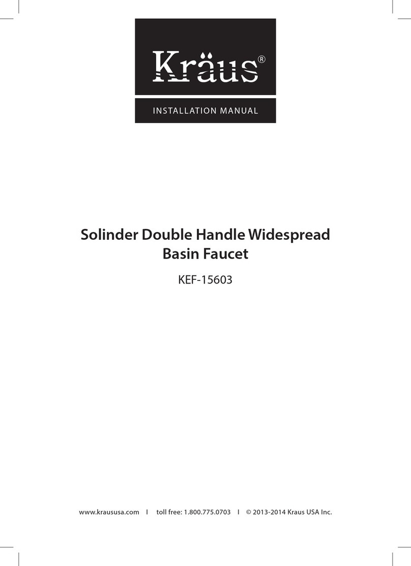 Kraus KEF-15603 installation manual