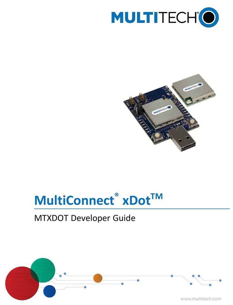 Multitech MultiConnect xDot MTXDOT-EU1 Series Instruction Manual