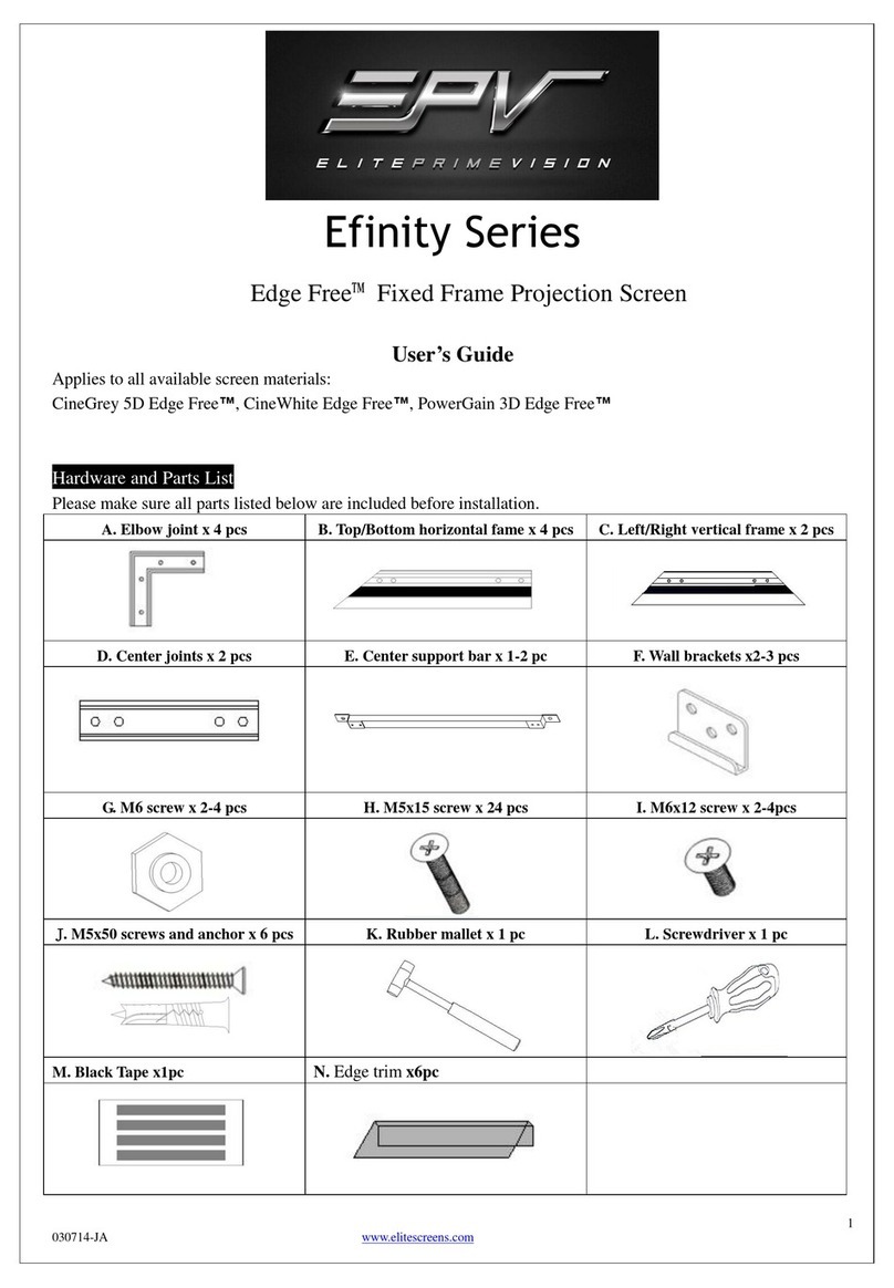 EPV Efinity Edge Free Series User manual EPV Efinity Edge Free Series User manual