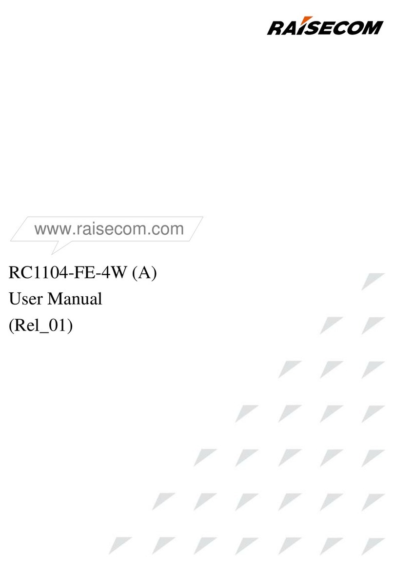Raisecom RC1104-FE-4W user manual