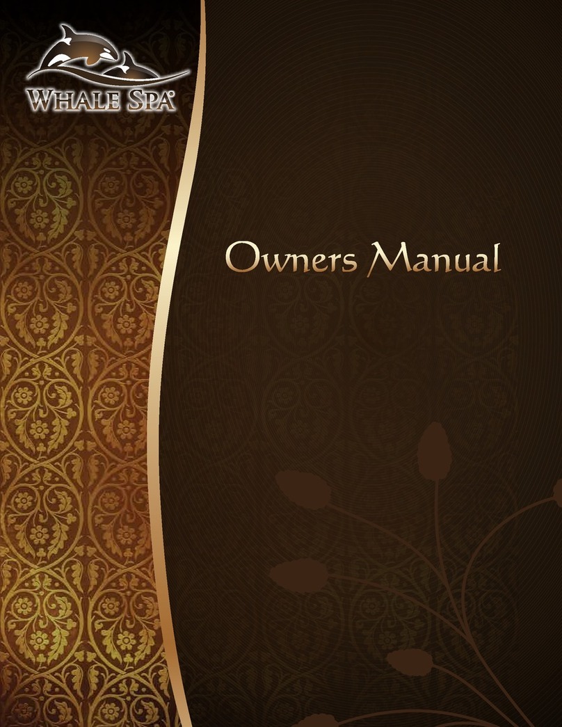 Whale Spa Deluxe 1 User manual