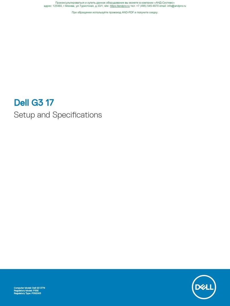 Dell G3 17 Operation and maintenance manual Dell G3 17 Operation and maintenance manual
