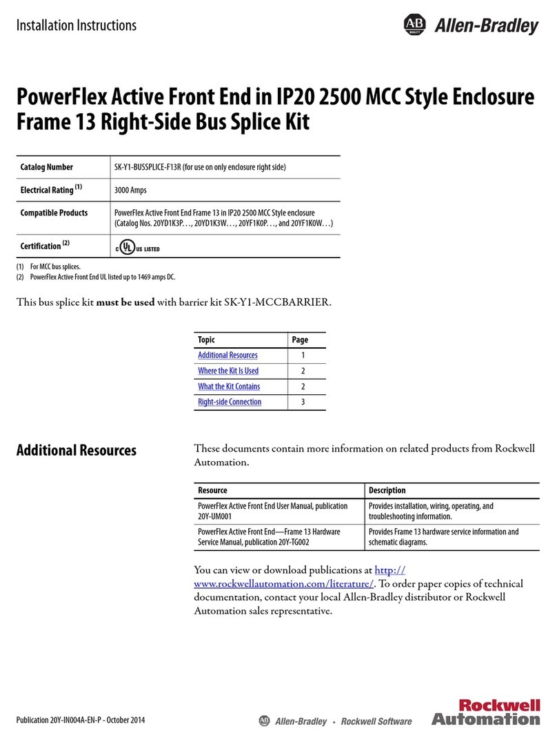 Allen-Bradley PowerFlex Active Front End installation instructions