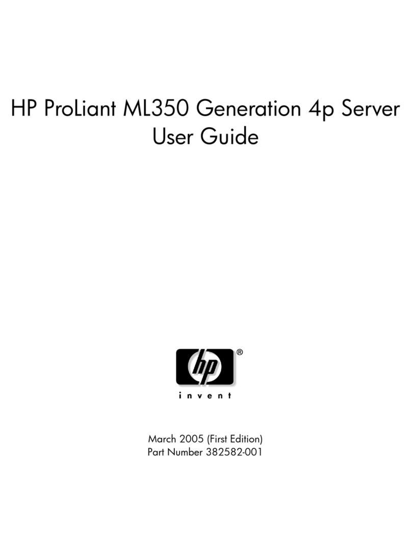 HP ProLiant ML350 Generation 4p user guide