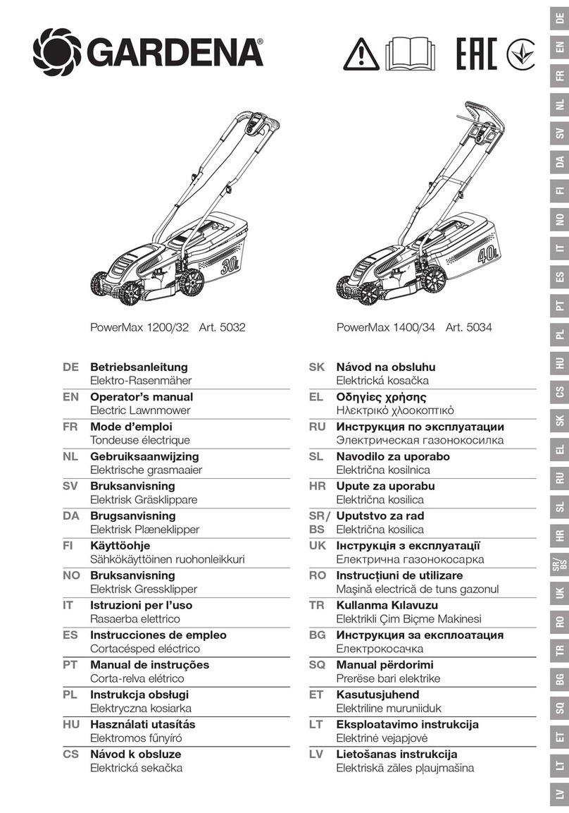 Gardena PowerMax 1200/32 Operator's manual