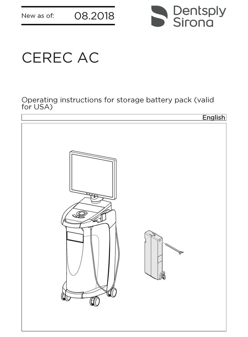 Dentsply Sirona CEREC AC operating instructions