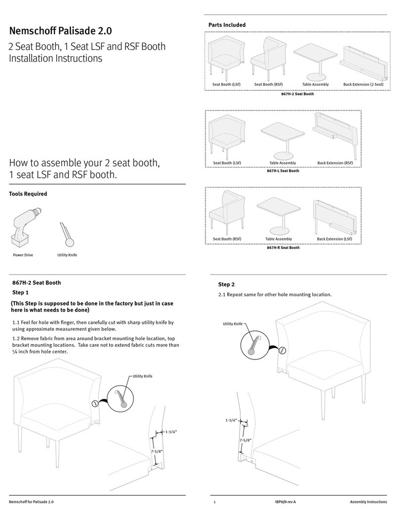 Nemschoff Palisade 2.0 User manual