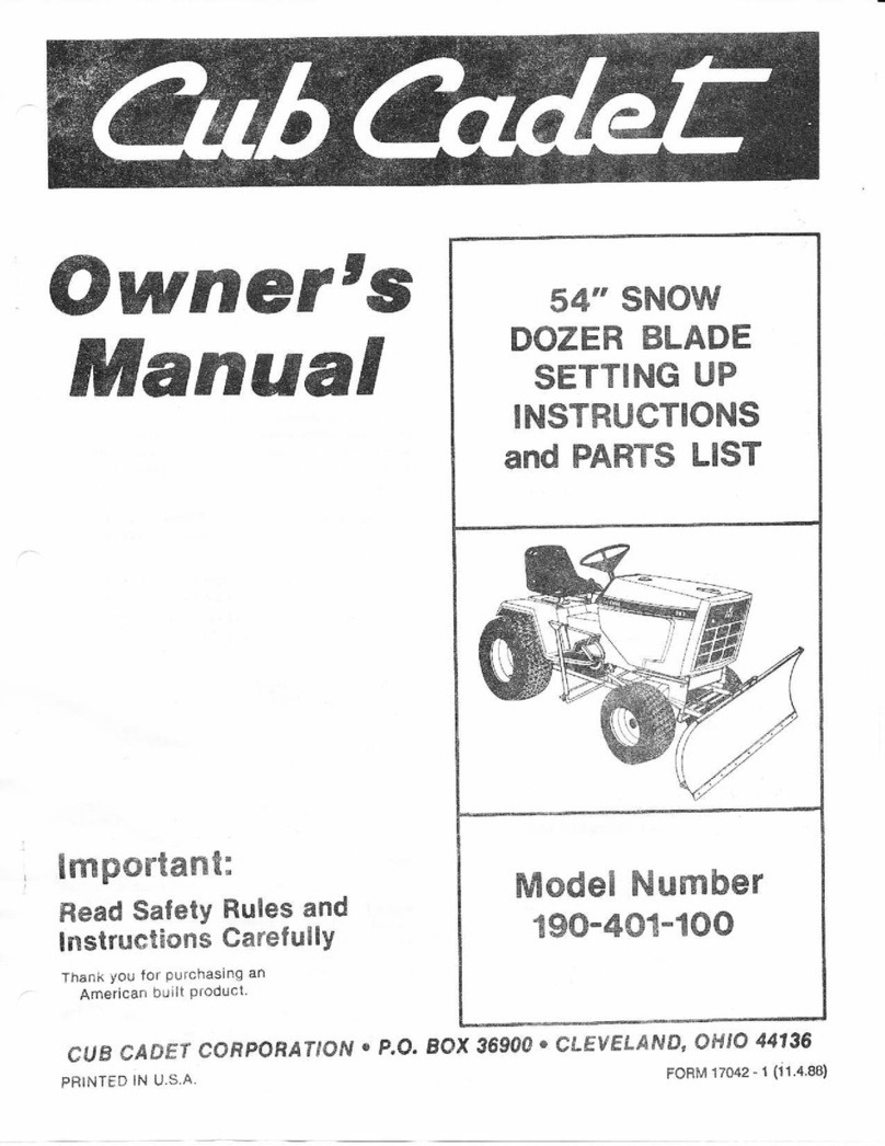 Cub Cadet 190-401-100 owner's manual