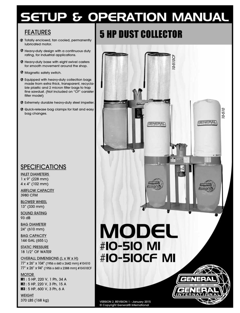 General International 10-510 M1 Parts list manual