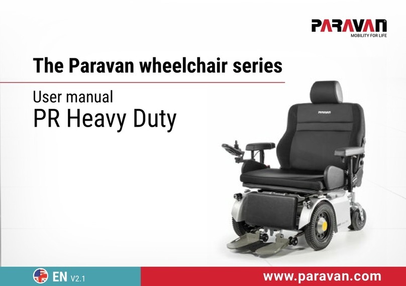 Paravan PR Heavy Duty User manual