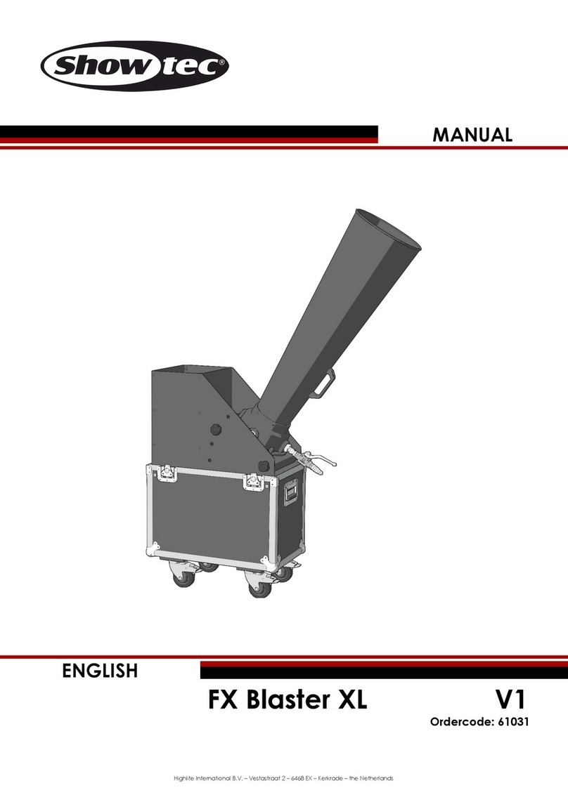 Show Tec FX Blaster XL V1 User manual