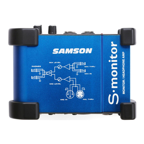 Samson S-Monitor owner's manual