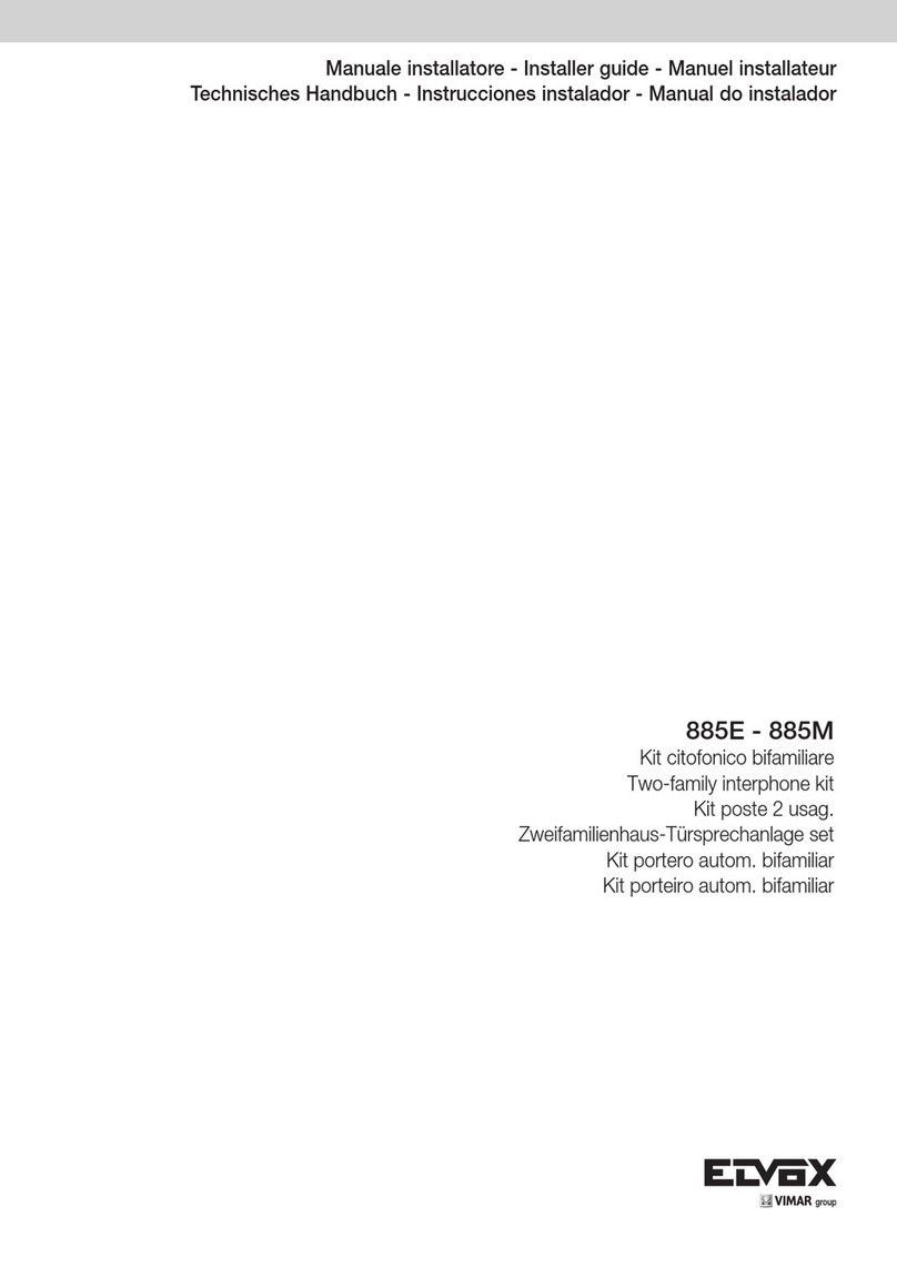 Vimar Elvax 885E Assembly instructions